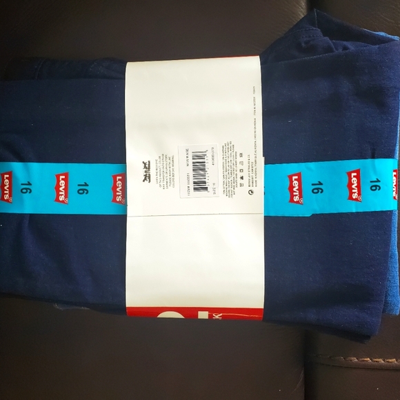 2-pack Levi's Girl's Stretch Pull on Jeans (blue & indigo) Size16, 12 - Picture 4 of 5